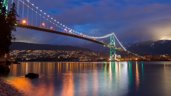 Lions Gate Bridge, Burrard Inlet, British Columbia
