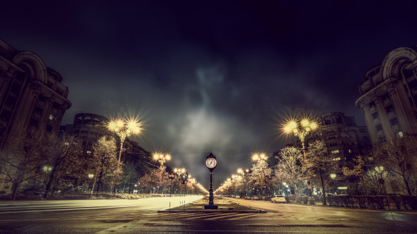Cityscape from Bucharest, Romania