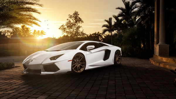Lamborghini Aventador with ADV1 rims