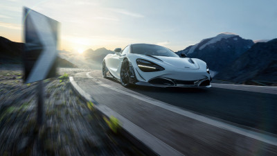McLaren 720S in motion