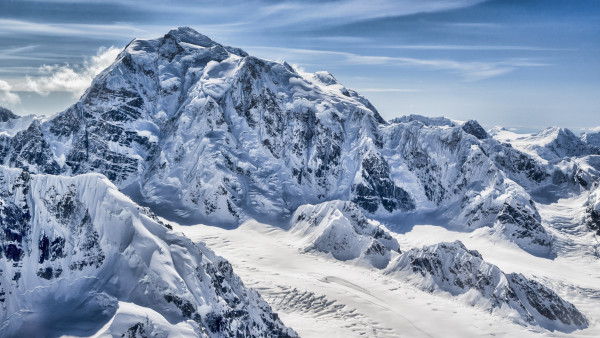 Mountain peak from Alaska