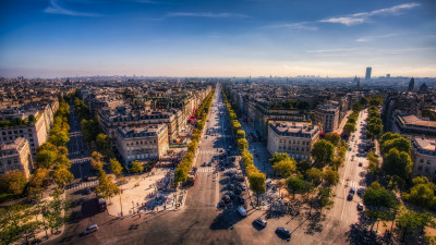 Champs Elysees. Paris, France