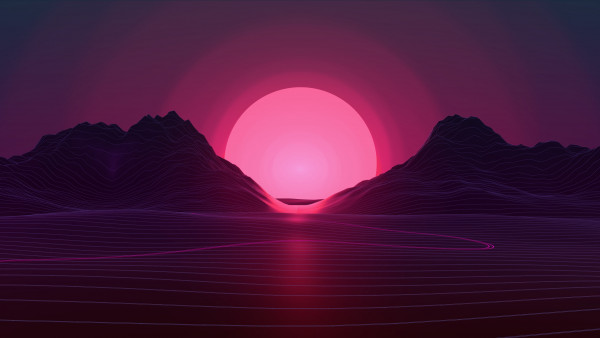 Neon sunset
