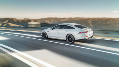 Mercedes AMG GT 2019 in motion