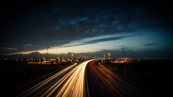 Night lights in Sao Francisco, Portugal