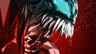 Venom digital art poster