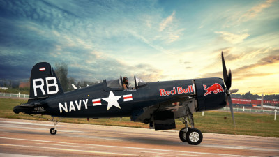 Fighter airplane from 2nd World War