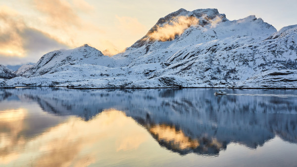 The fjords of Lofoten islands