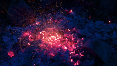 Fire sparks