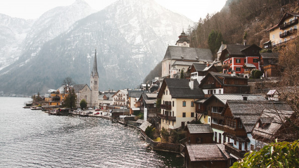 City view of Hallstatt, Austria
