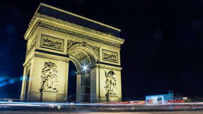 Arc de Triomphe, Paris, France
