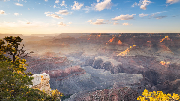 Sunset over the Grand Canyon
