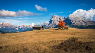 Perfect Autumn landscape from South Tyrol