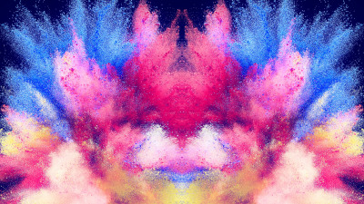 Abstract illustration: Powder colors