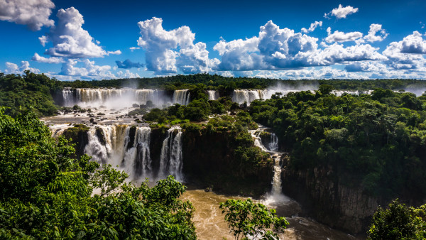 Brazilian side of Iguazu Falls
