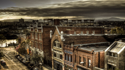 Urban landscape from Victoria, Canada