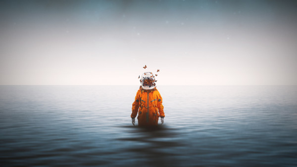 Lonely astronaut