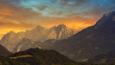 Mountain landscape from Gesause National Park