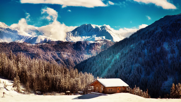 Winter landscape from Tirol