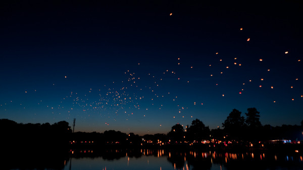 Hot air lanterns