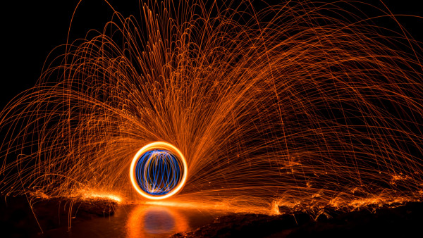 Hot light painting