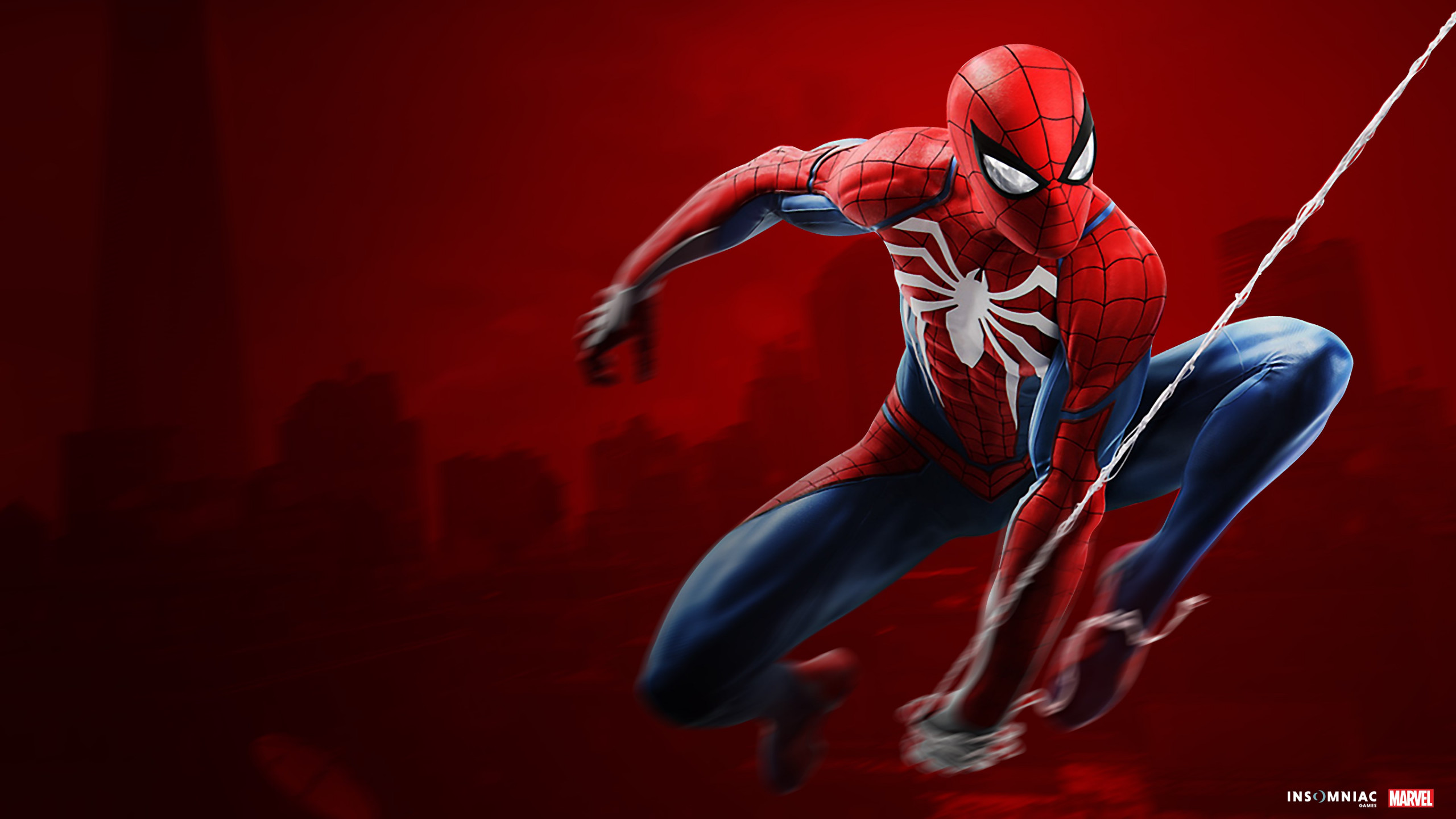 Spider Man game on PS4 wallpaper 2560x1440