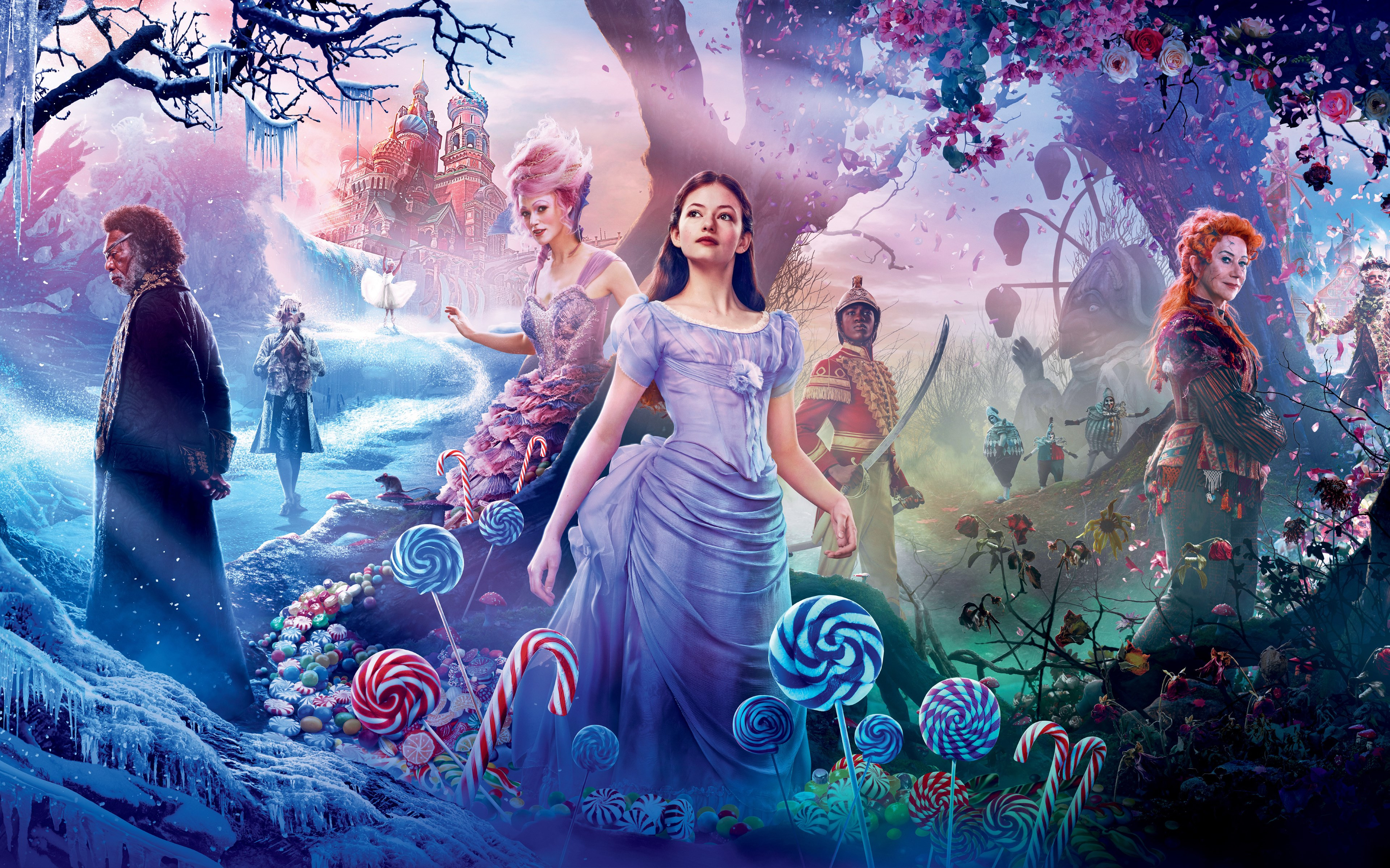 The Nutcracker and the Four Realms poster wallpaper 3840x2400