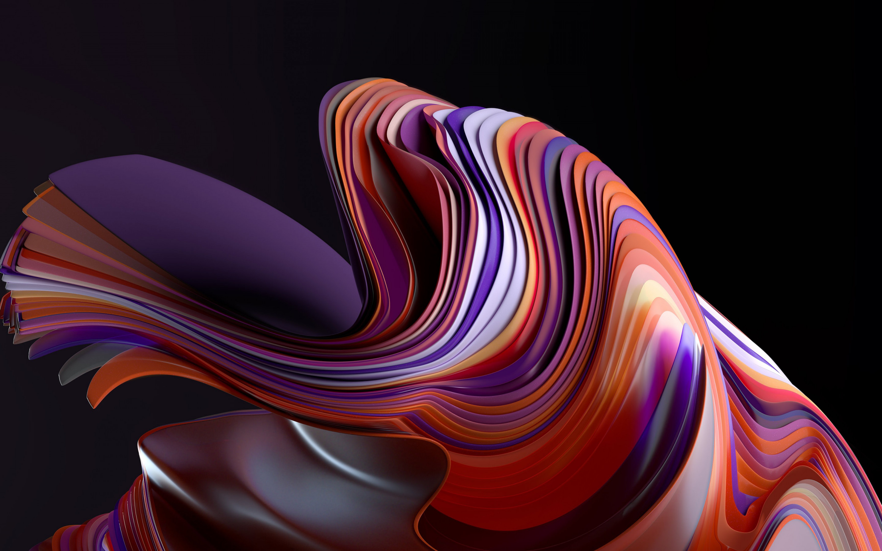 Windows 11 3D Abstract wallpaper 2880x1800